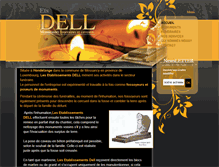 Tablet Screenshot of marbrerie-dell.com